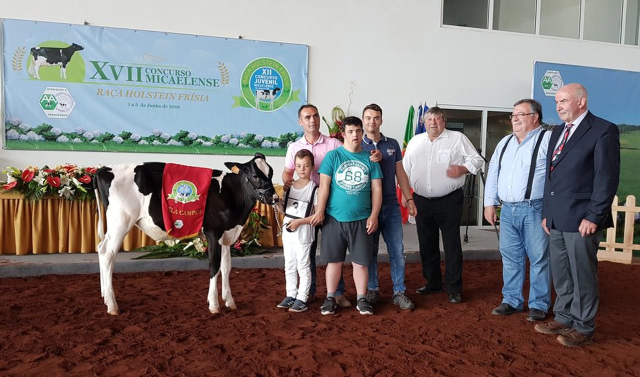 Las Azores celebró esta mañana el XII Concurso Juvenil de la Raza Holstein Frisia