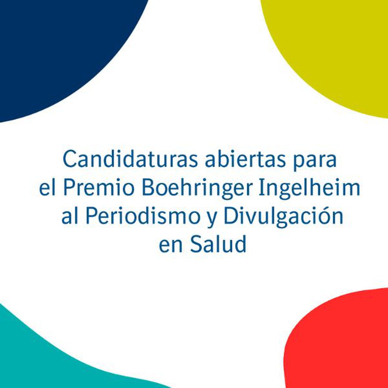 Últimos días para participar en los premios Boehringer Ingelheim al Periodismo y Divulgación en Salud