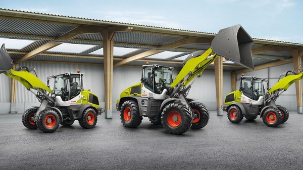 CLAAS presenta unha nova serie de cargadoras de catro rodas