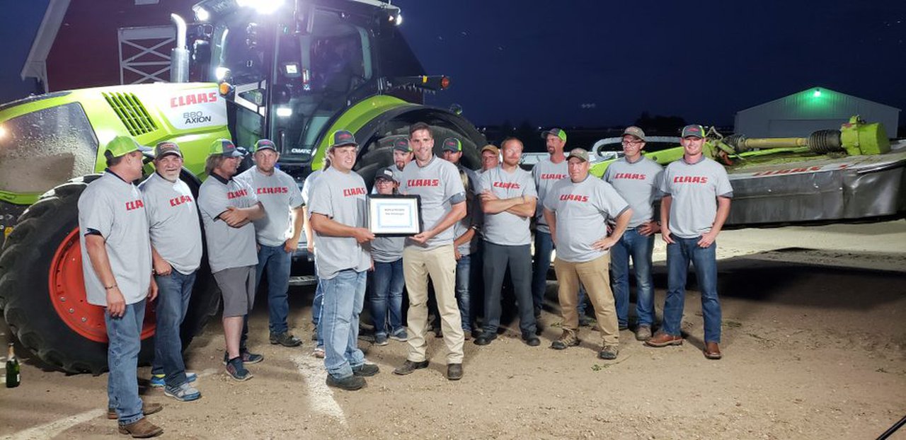 CLAAS acada un novo récord