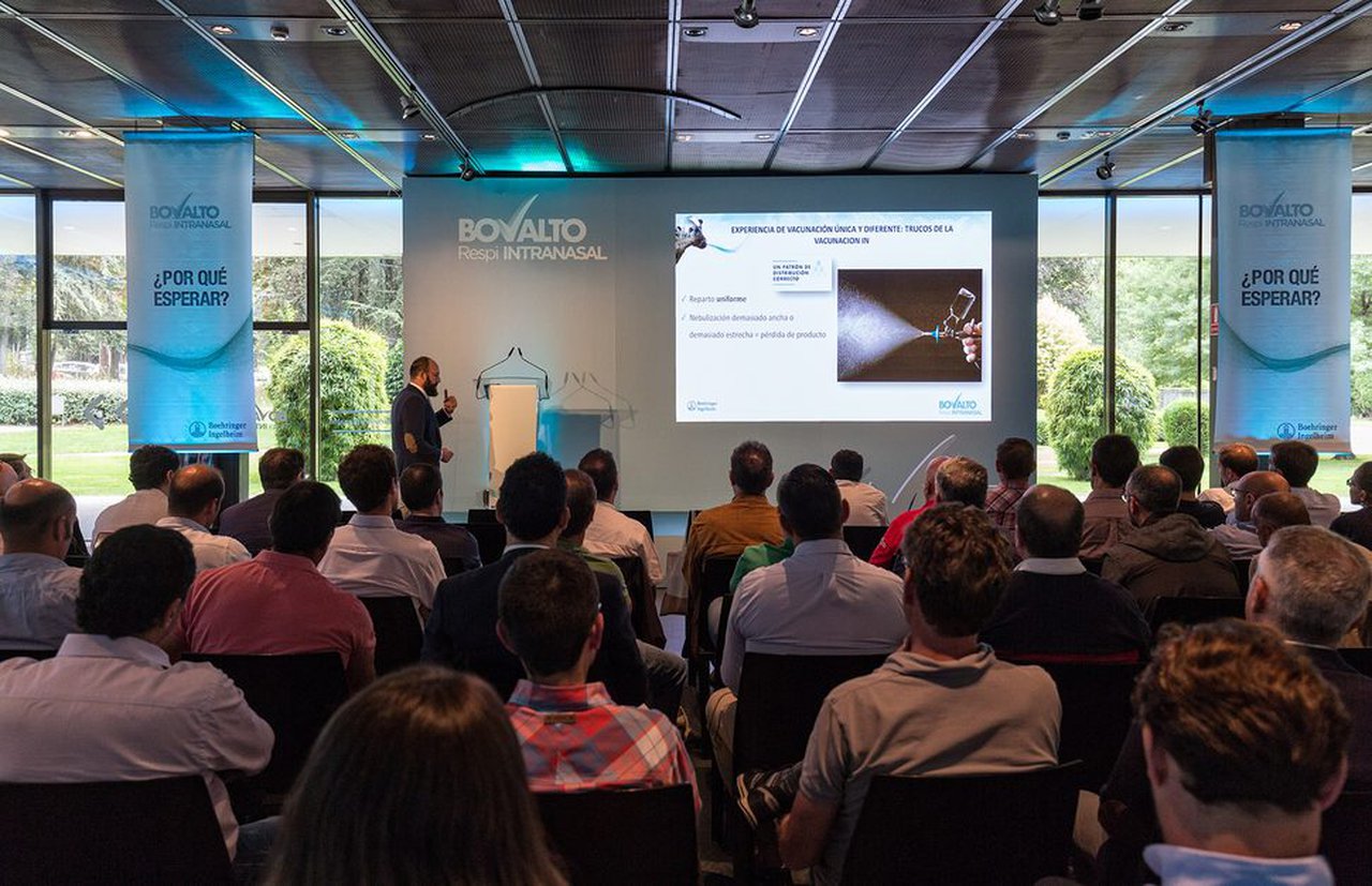 Boehringer Ingelheim presentou Bovalto Respi Intranasal ante máis dun cento de veterinarios