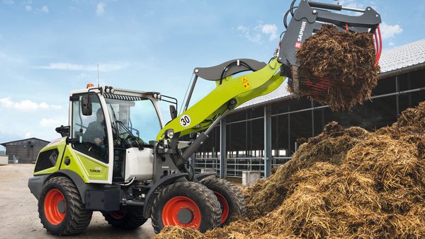 Maior rendemento e un novo modelo básico para as cargadoras agrícolas compactas sobre rodas Torion de CLAAS