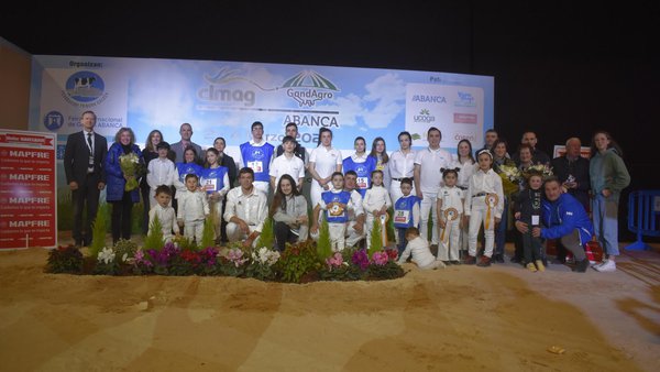 El premio a mejor manejador en GandAgro 2023 fue para Llorenç Bosch