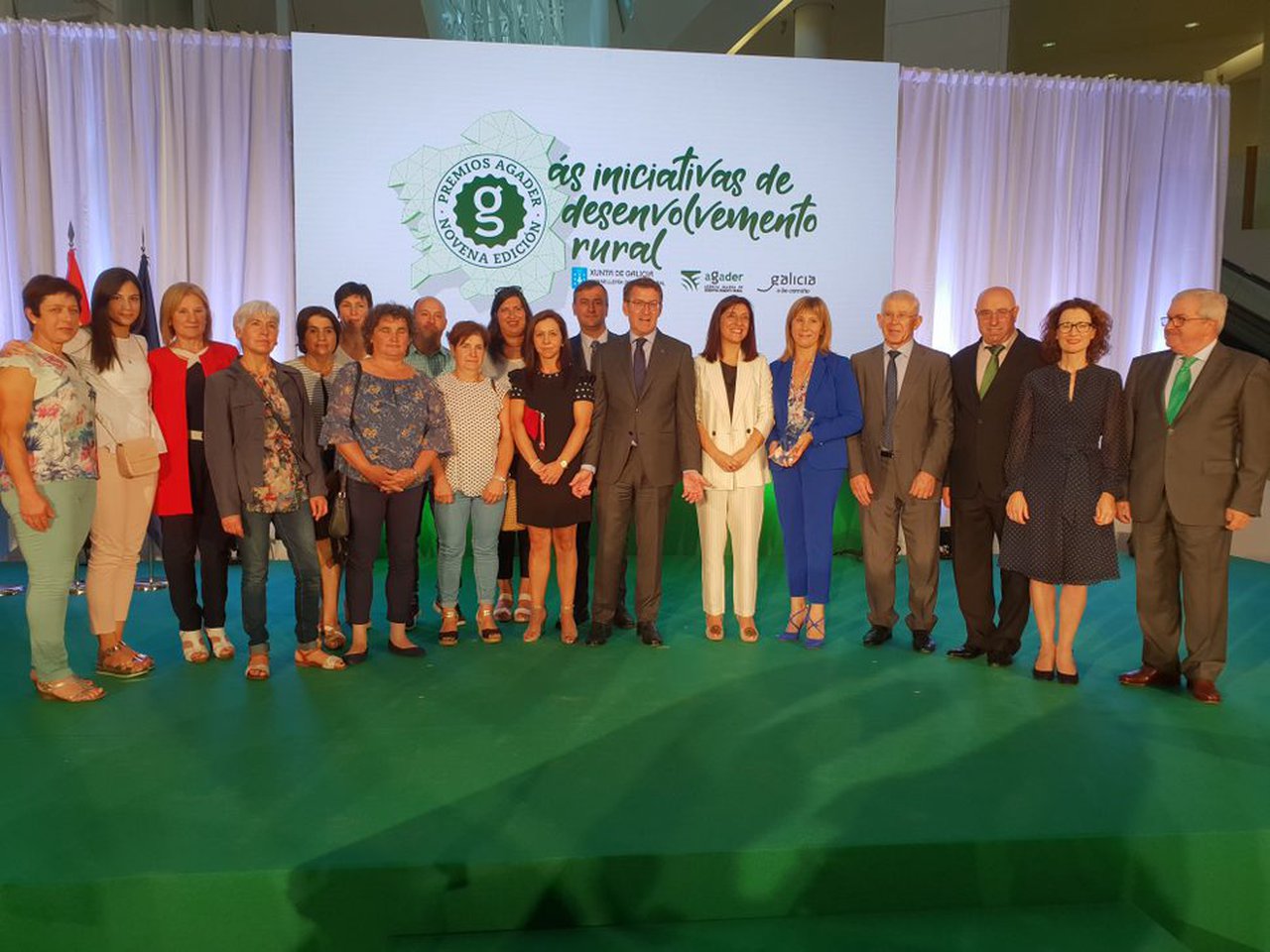 El grupo Mulleres de Seu de CLUN, premio Agader 2018