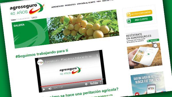 Agroseguro cumpre 40 anos axudando a protexer o campo