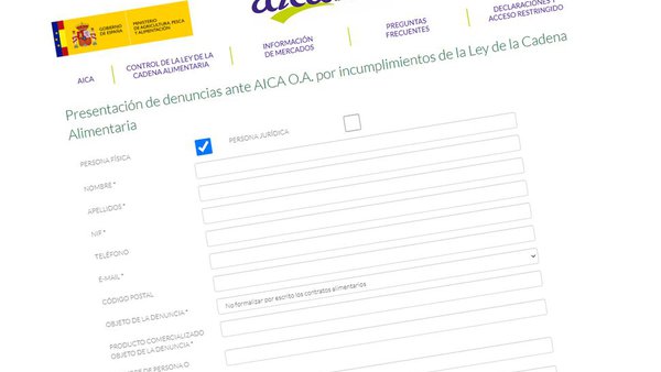 ¿Sabes cómo puedes denunciar el incumplimiento de la Ley de la Cadena?