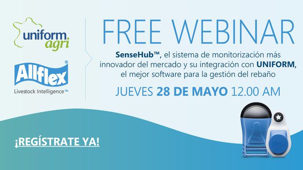 Allflex e Uniform-Agri ofrecen un seminario online sobre sistemas de monitorización