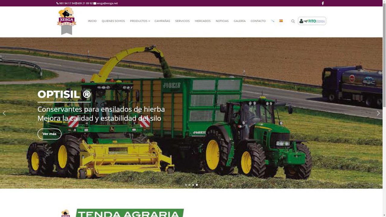 Xesga estrea nova página web