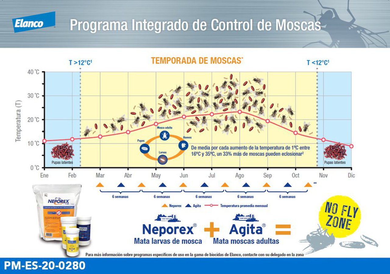 No Fly Zone: as moscas en granxa, baixo control