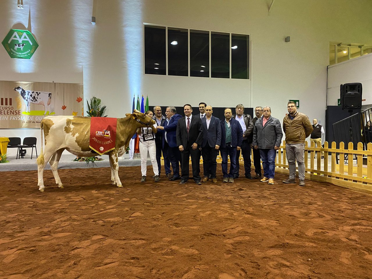 Alesio Sg-Red 4859, gran campeona de terneras y novillas en el Concurso de Otoño de Azores