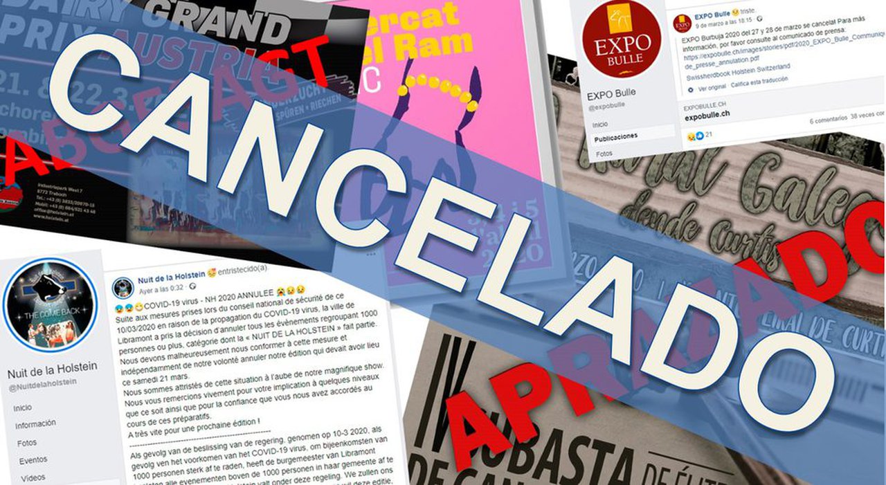 Estos son los eventos del sector que foron suspendidos