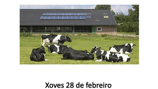 Jornada sobre energías renovables y ahorro energético en las explotaciones en Meira