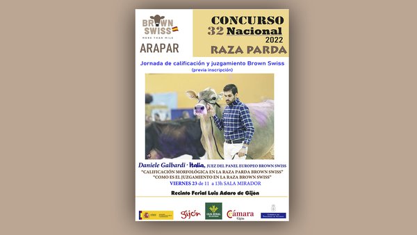 Jornada de calificación y juzgamiento de brown swiss, este viernes en Gijón