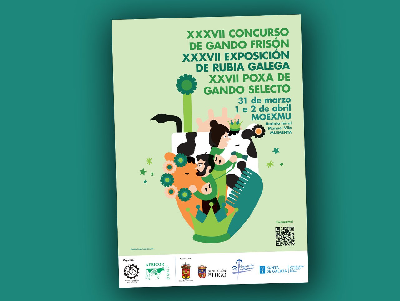 Este es el cartel de la Moexmu, que se celebrará el primer fin de semana de abril