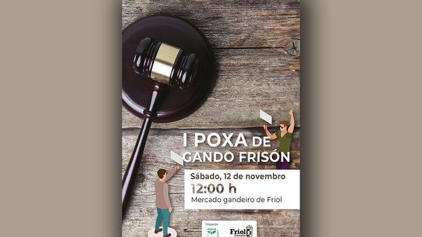 Africor Lugo celebrará su primera subasta en Friol el 12 de noviembre
