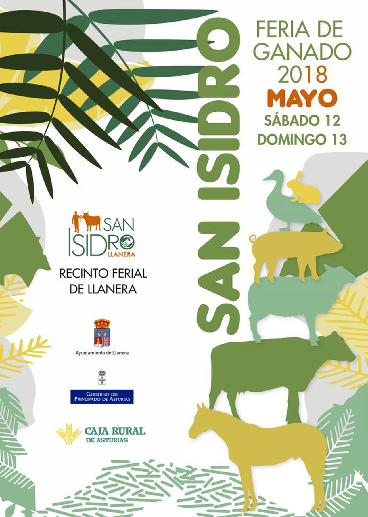 Llanera celebra los días 12 y 13 de mayo la Feria de Ganado de San Isidro