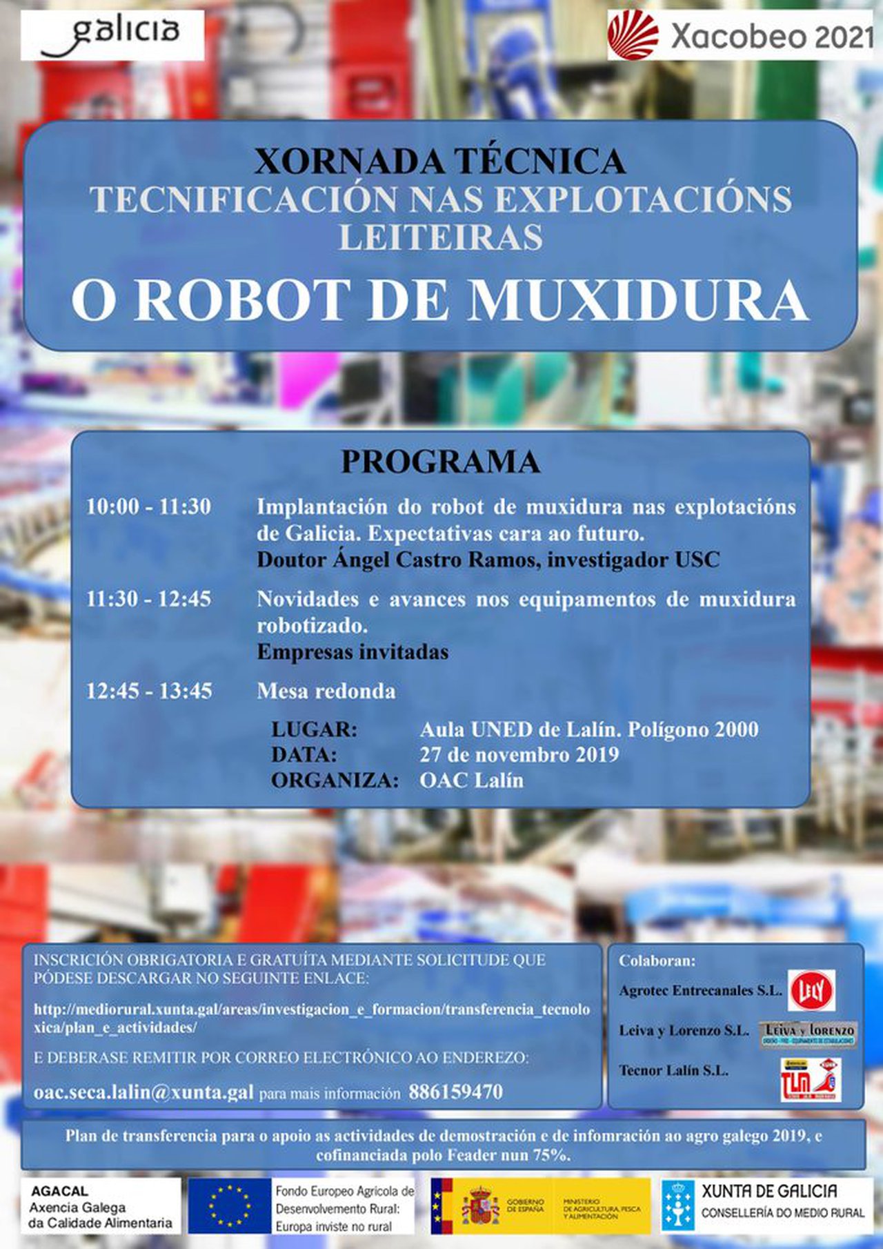 Tecnificación en las explotaciones lecheras: el robot de ordeño
