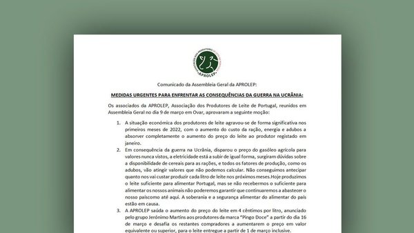 Aprolep solicita medidas urgentes para afrontar las consecuencias de la guerra de Ucrania