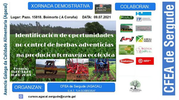 CFEA Sergude organiza mañana una jornada demostrativa