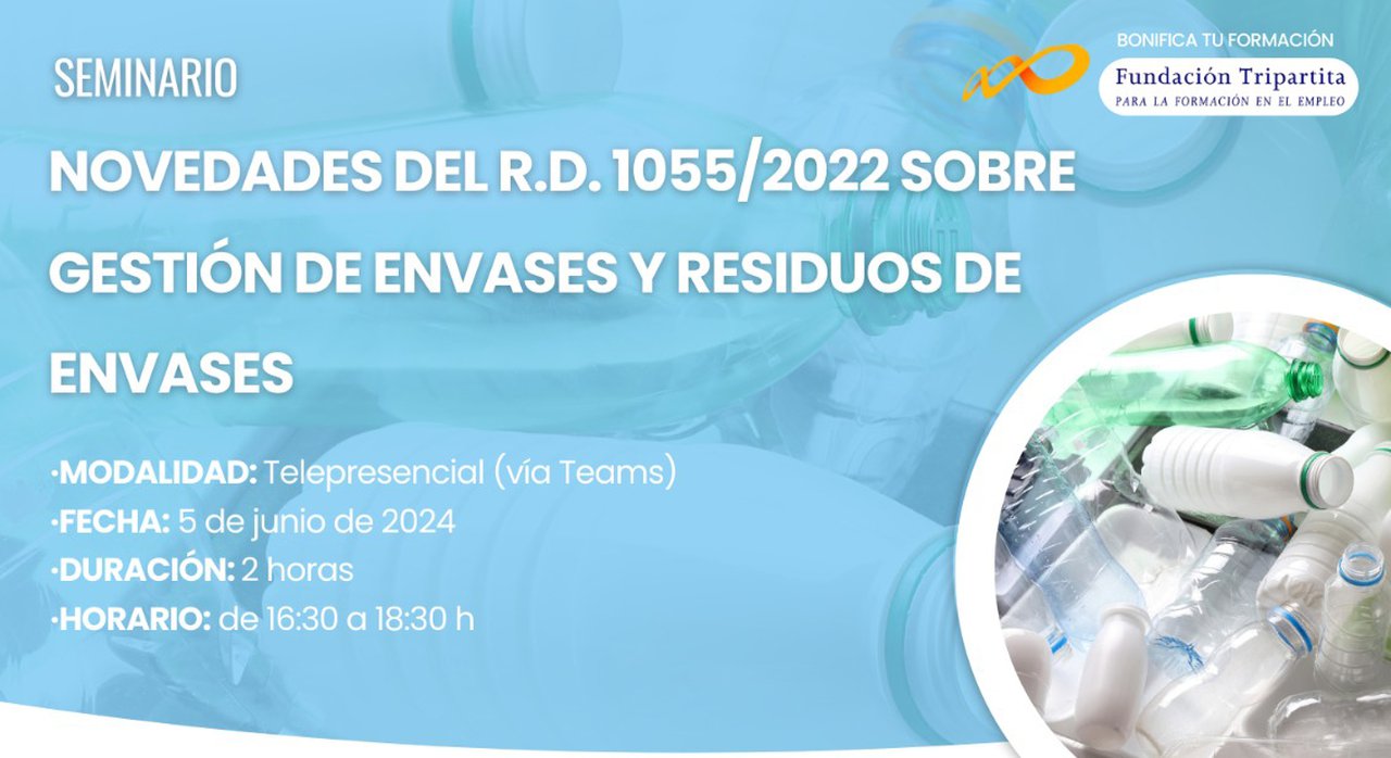 Nuevo seminario de Eilza sobre las novedades en la gestión y residuos de envases