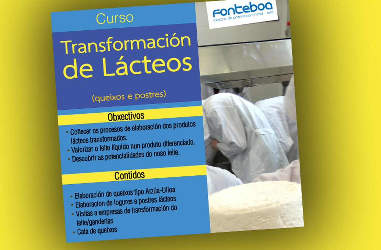 La EFA Fonteboa organiza un curso de transformación de productos lácteos