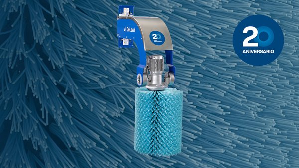 Edición especial del cepillo rotativo de DeLaval por su vigésimo aniversario