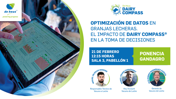 De Heus participa en Cimag-Gandagro con una ponencia sobre Dairy Compass