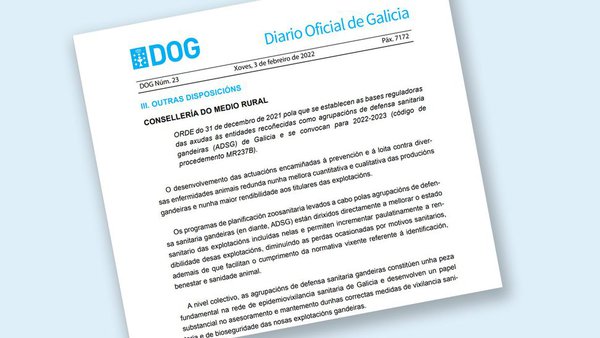 La Xunta convoca las ayudas para las agrupaciones de defensa sanitaria ganaderas