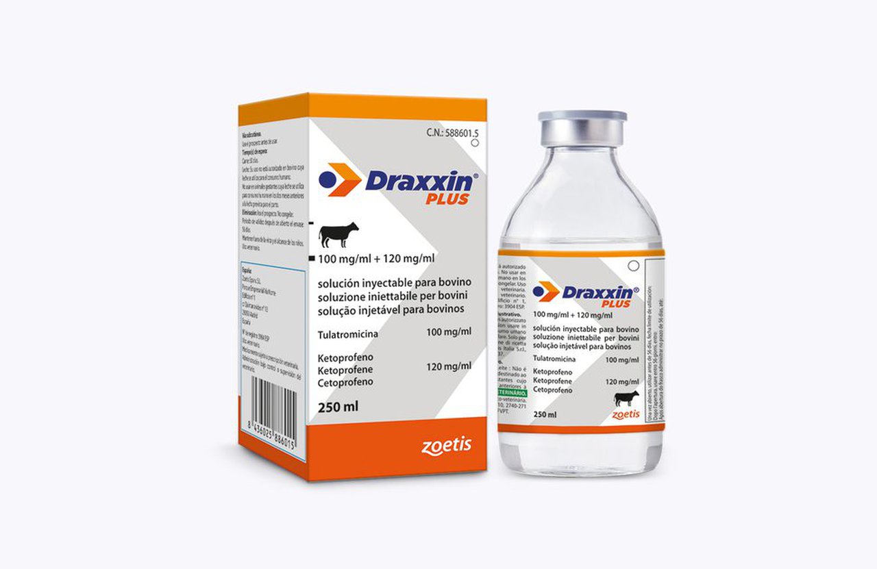 Draxxin® Plus, nova combinación para o tratamento da enfermidade respiratoria bovina