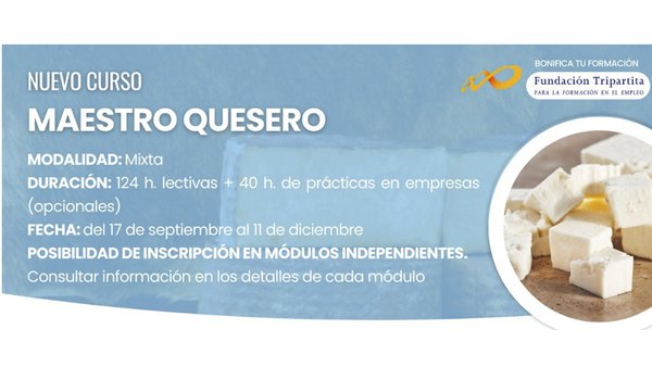 Eilza presenta un nuevo curso de maestro quesero