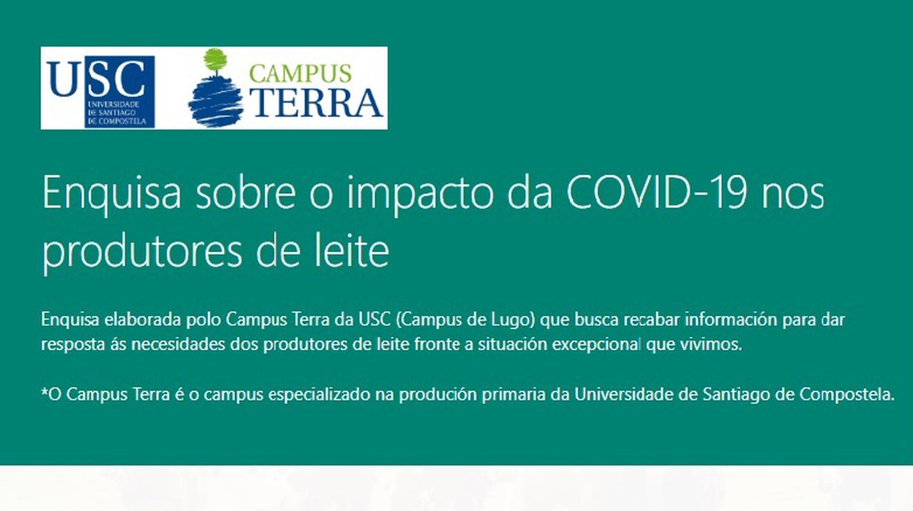 Encuesta sobre el impacto de la Covid-19 en los productores de leche