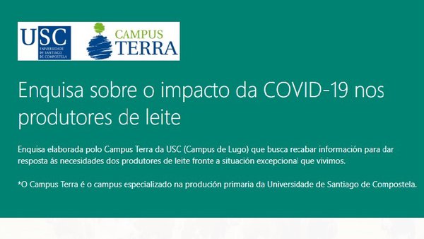 Encuesta sobre el impacto de la Covid-19 en los productores de leche