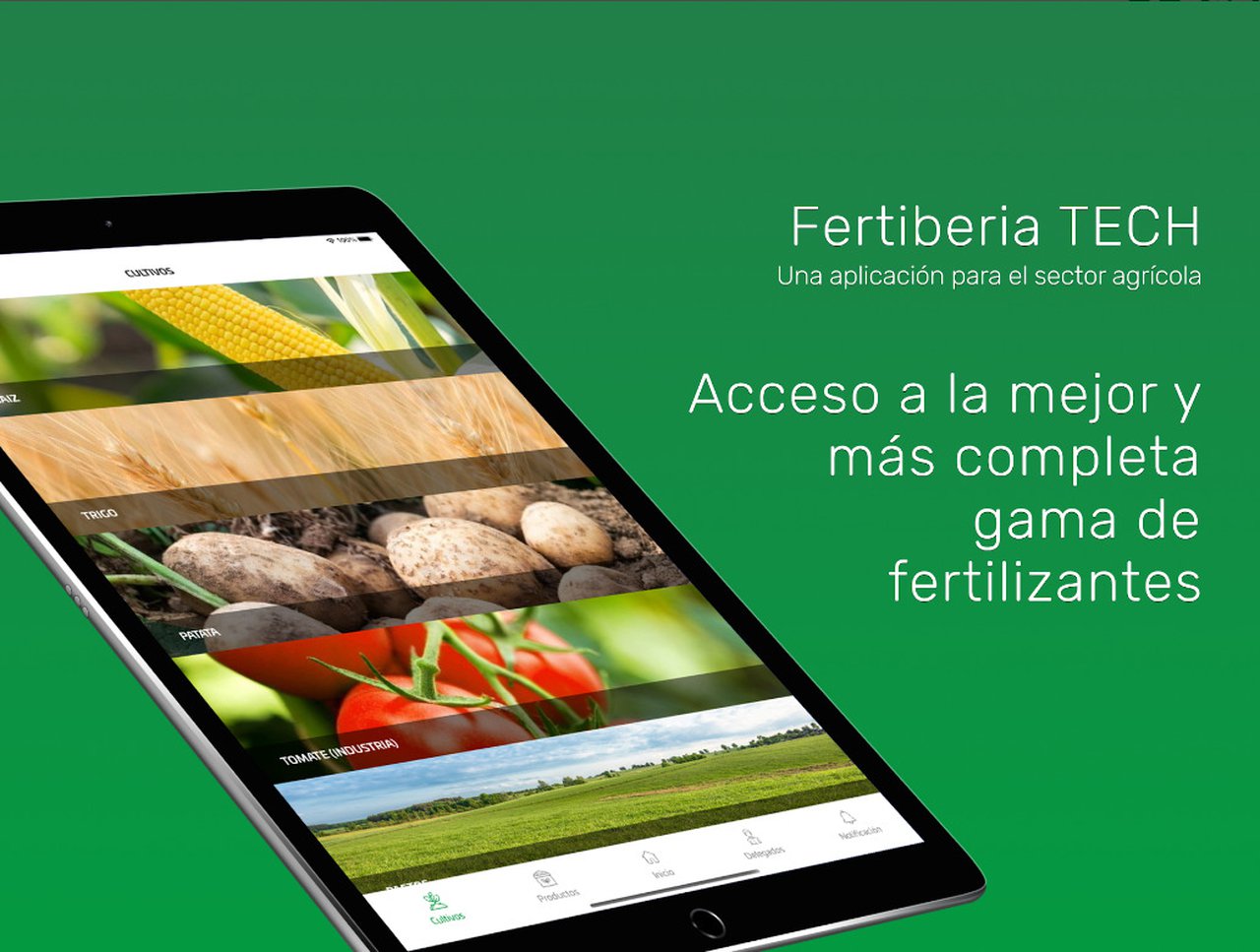 Unha nova app de Fertiberia para axudar aos agricultores a nutrir de forma correcta os seus cultivos