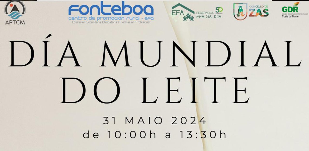 La EFA Fonteboa celebra una serie de actividades por el Día Mundial de la Leche