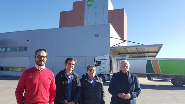 Aira instala un parque fotovoltaico en su planta de piensos de Taboada