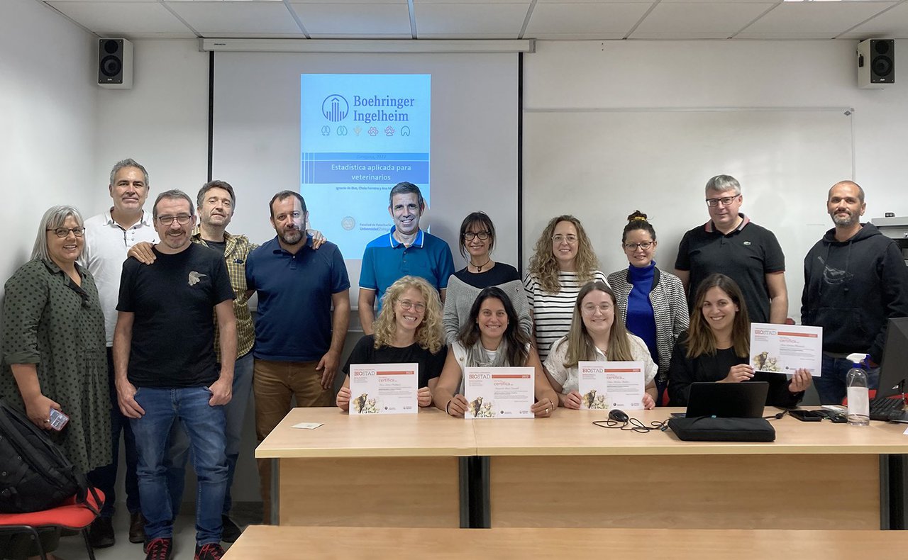 Boehringer Ingelheim clausura el curso monográfico sobre bioestadística en animales