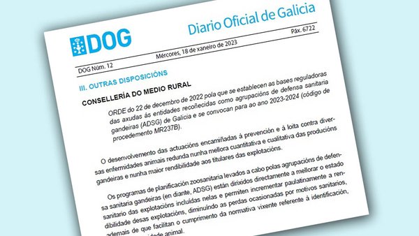 La Xunta destina 2,15 millones de euros a las ayudas para las agrupaciones de defensa sanitaria ganaderas