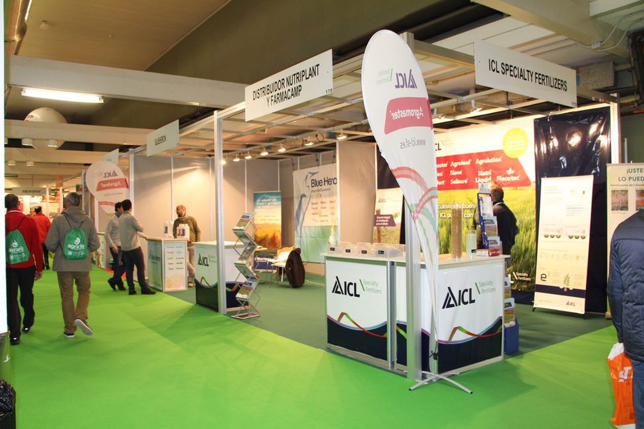 ICL presentou en Agraria as súas solucións para unha nutrición precisa en cereais, viña, hortícolas e fresa