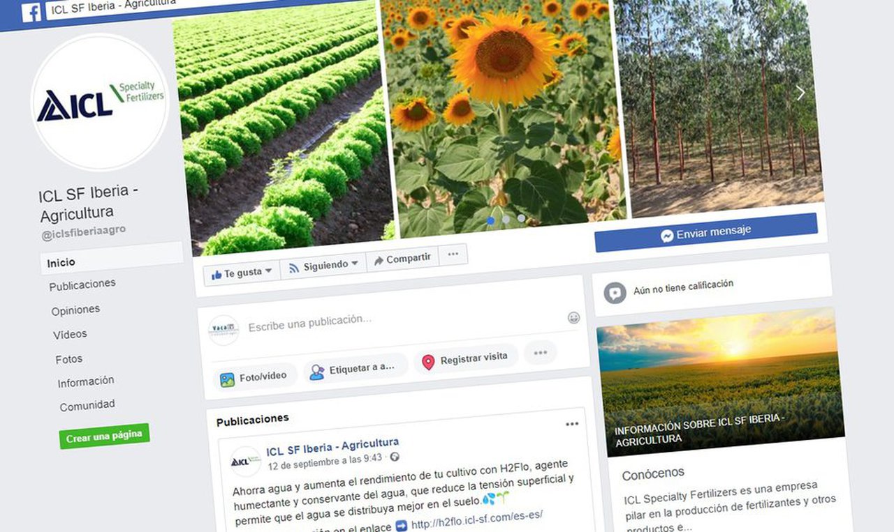ICL Specialty Fertilizers chega a Facebook e Twitter