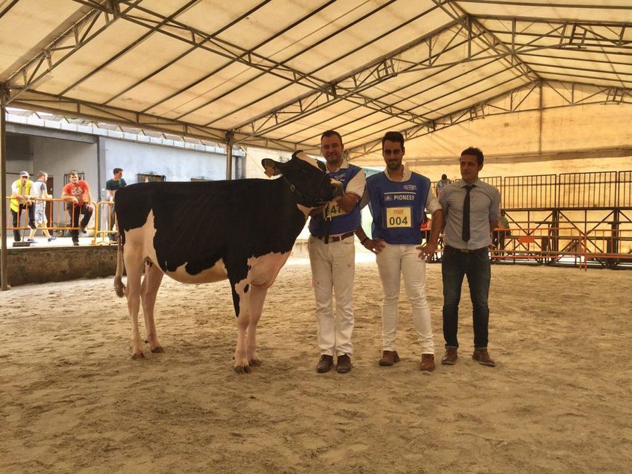 La ganadería Rato recoge el premio de novilla gran campeona en Feiradeza