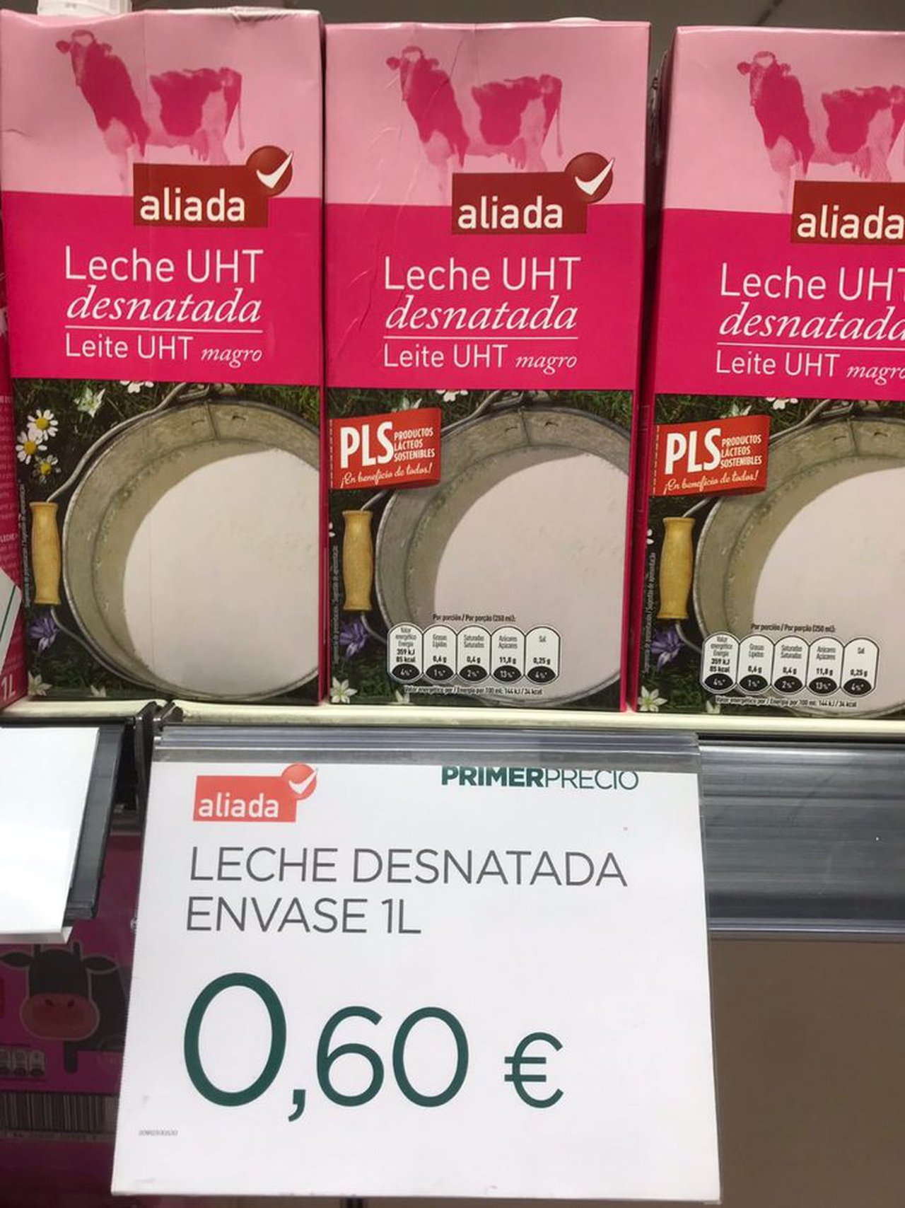 La OPL vuelve a denunciar ventas de leche a pérdidas
