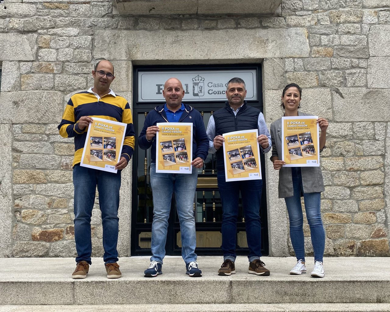Africor Lugo presentó hoy la II Subasta de Ganado Frisón de Friol