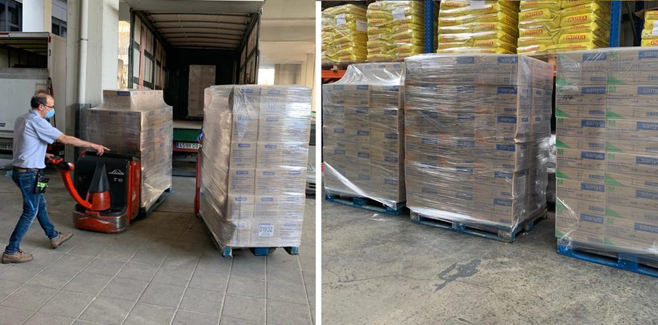 Inatega doa 160.000 luvas ao hospital de León