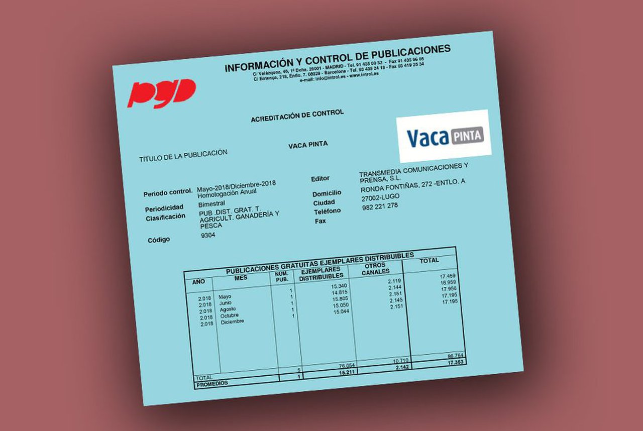 La tirada de Vaca Pinta, certificada oficialmente por PGD