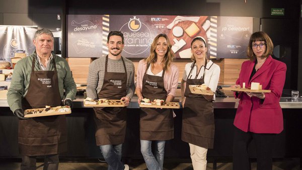 Deportistas de élite avalan las bondades del queso de origen nacional