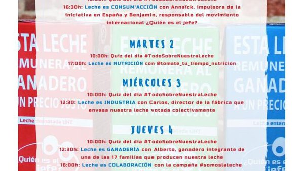 Campaña de La marca de los consumidores ¿Quién es el jefe? para celebrar o Día Mundial do Leite
