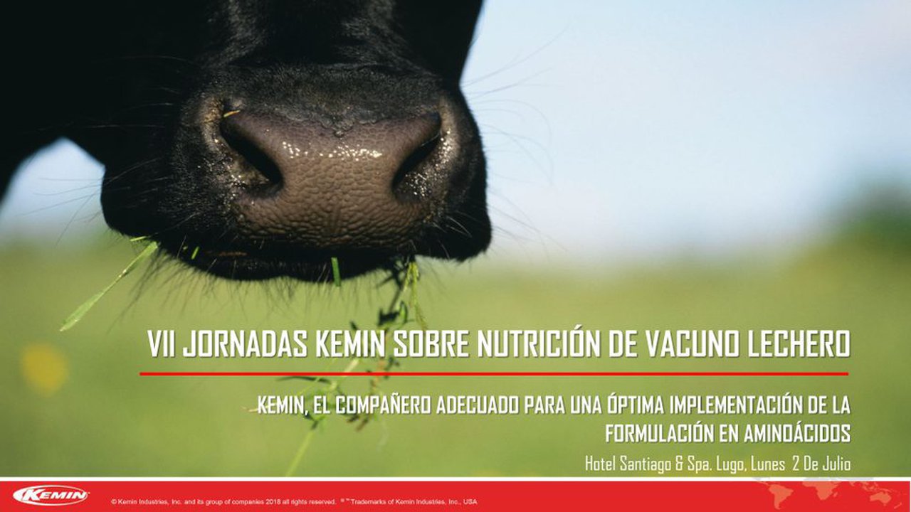 Kemin celebra su VII Jornada sobre Nutrición de Vacuno Lechero el próximo 2 de julio