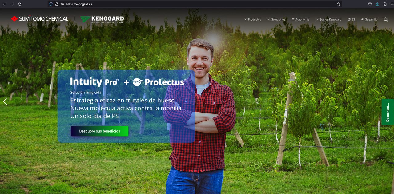 Kenogard estrena website en su nueva etapa como filial de Sumitomo Chemical