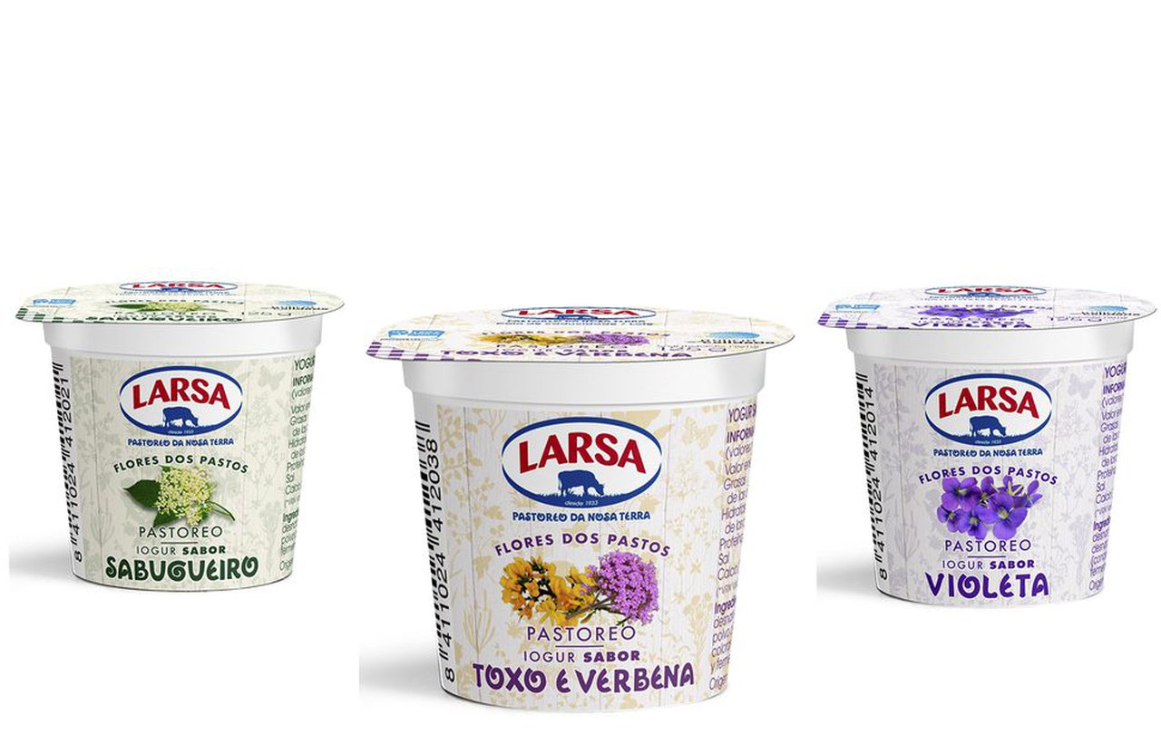 Larsa lanza yogures de flores, idea ganadora de los Premios de Innovación “Impulsando Galicia”