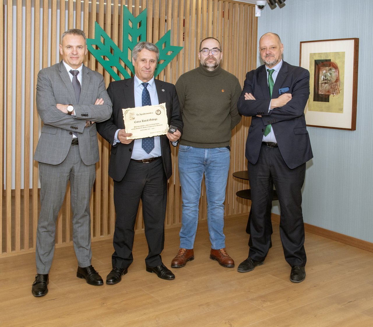 A Moexmu traslada o seu agradecemento a Caixa Rural Galega polo seu apoio no seu 40 aniversario